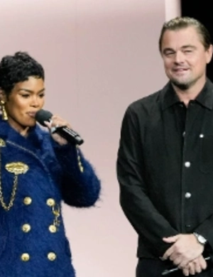 Тияна Тейлор раскрыла тайну вирусного мема с Леонардо Ди Каприо на «Золотом глобусе»