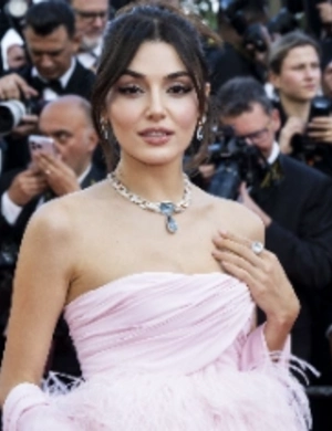 Ханде Эрчел восхитила публику в платье Elie Saab и речью на арабском языке