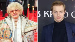 90-летняя Светлана Дружинина станцевала вальс с 28-летним актером Андреем Лаптевым