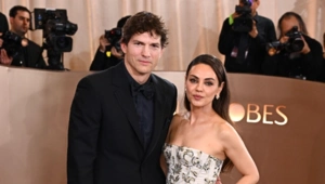 Эштон Катчер и Мила Кунис вышли на красную дорожку «Золотого глобуса» впервые за четыре года