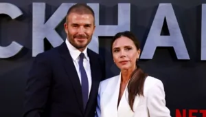 Виктория и Дэвид Бекхэм появились на публике с тремя детьми на фоне конфликта со старшим сыном