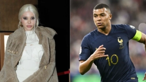 Звезда футбола Килиан Мбаппе толкнул Оксану Самойлову на выходе из отеля