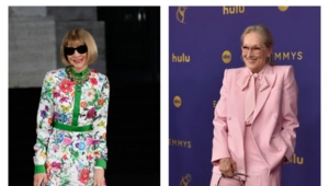 Миранда Пристли и Анна Винтур встретились на показе Dolce & Gabbana Миранда Пристли и Анна Винтур встретились на показе Dolce & Gabbana