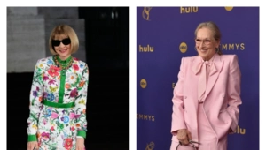 Миранда Пристли и Анна Винтур встретились на показе Dolce & Gabbana