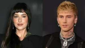 СМИ: Machine Gun Kelly и Дакота Джонсон закрутили роман на свадьбе Тейлор Свифт СМИ: Machine Gun Kelly и Дакота Джонсон закрутили роман на свадьбе Тейлор Свифт