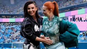 Юля Волкова и Лена Катина из t.A.T.u встретились с Канье Уэстом