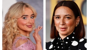 Сабрина Карпентер «арестовала» звезду фильма «Гаттака» Майю Рудольф в Лос-Анджелесе