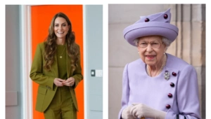 СМИ: Кейт Миддлтон продолжила стратегию «цветового погружения» Елизаветы II