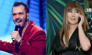 Денис Клявер встал на колени перед Анитой Цой на юбилейном концерте певицы