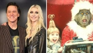 Джим Керри и Тейлор Момсен воссоединились спустя 25 лет после выхода фильма о Гринче Джим Керри и Тейлор Момсен воссоединились спустя 25 лет после выхода фильма о Гринче