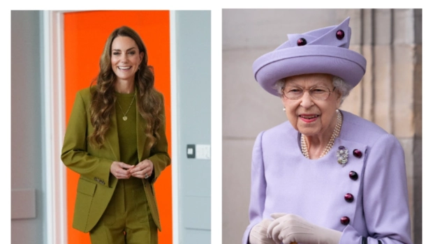 СМИ: Кейт Миддлтон продолжила стратегию «цветового погружения» Елизаветы II