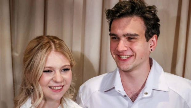 Александра Трусова и Макар Игнатов вышли в свет спустя три месяца после рождения ребенка