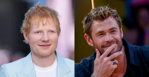 Эд Ширан пытался побороть «Тора» в поединке на руках