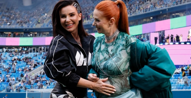 Юля Волкова и Лена Катина из t.A.T.u встретились с Канье Уэстом