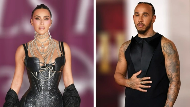 Ким Кардашьян кокетничала на трибуне «Супербоула» с семикратным чемпионом «Формулы-1»