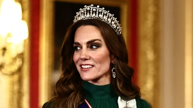 Кейт Миддлтон появилась на официальном приеме в любимой тиаре принцессы Дианы