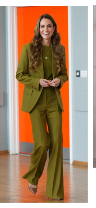 СМИ: Кейт Миддлтон продолжила стратегию «цветового погружения» Елизаветы II