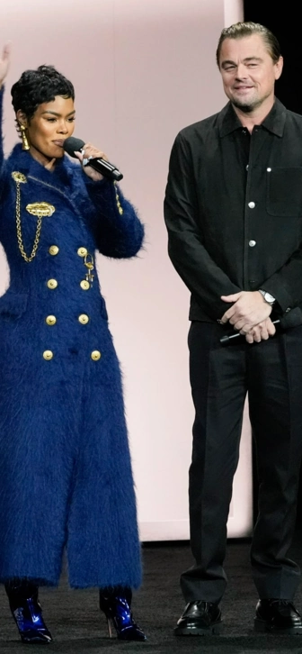 Тияна Тейлор раскрыла тайну вирусного мема с Леонардо Ди Каприо на «Золотом глобусе»