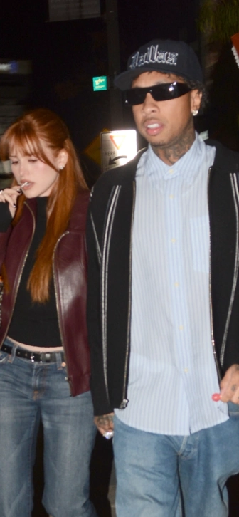 На фоне слухов о расставании Мэделин Петш и Tyga появились вместе на вечеринке